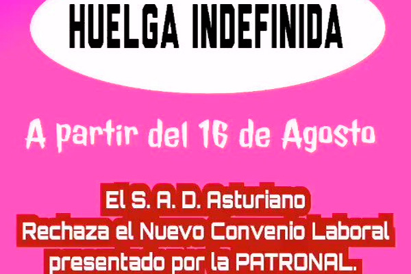 Huelga indefinida en el Servicio de Ayuda a Domicilio en Asturias (SAD), a partir del 16 de agosto