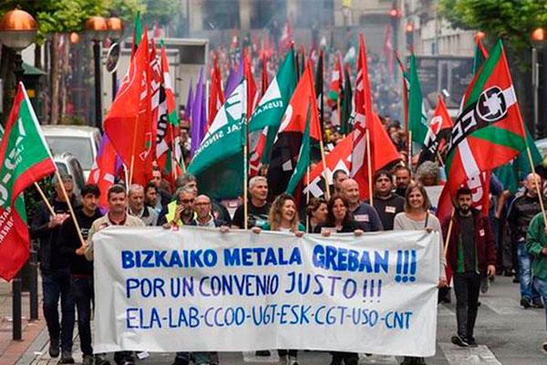  ¡Éxito de la Huelga General en el metal de Bizkaia!