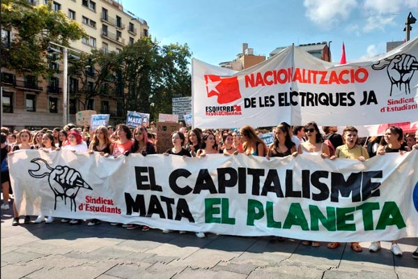 23S Huelga Climática Internacional  La juventud nos rebelamos contra la catástrofe ambiental y el capitalismo