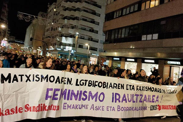 30N: Huelga General Feminista en Euskal Herria