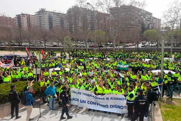 Entrevista con José Antonio Gómez Valencia, portavoz del comité de huelga de trabajadores de Acerinox