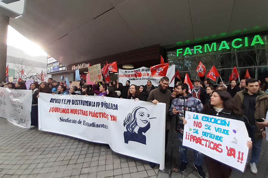 ¡La FP pública continúa en la lucha! ¡Queremos nuestras prácticas ya!