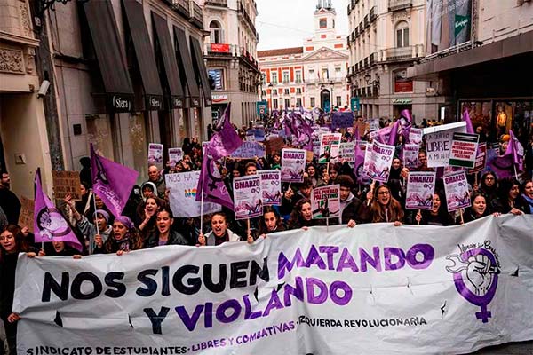 8M | Más de 100.000 jóvenes en las manifestaciones de Libres y Combativas. ¡Aquí está el feminismo de clase y combativo!