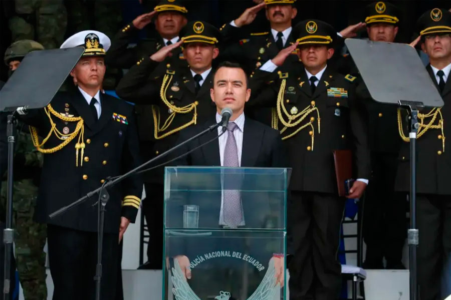 Noboa impone su reelección militarizando Ecuador y aplastando los derechos democráticos