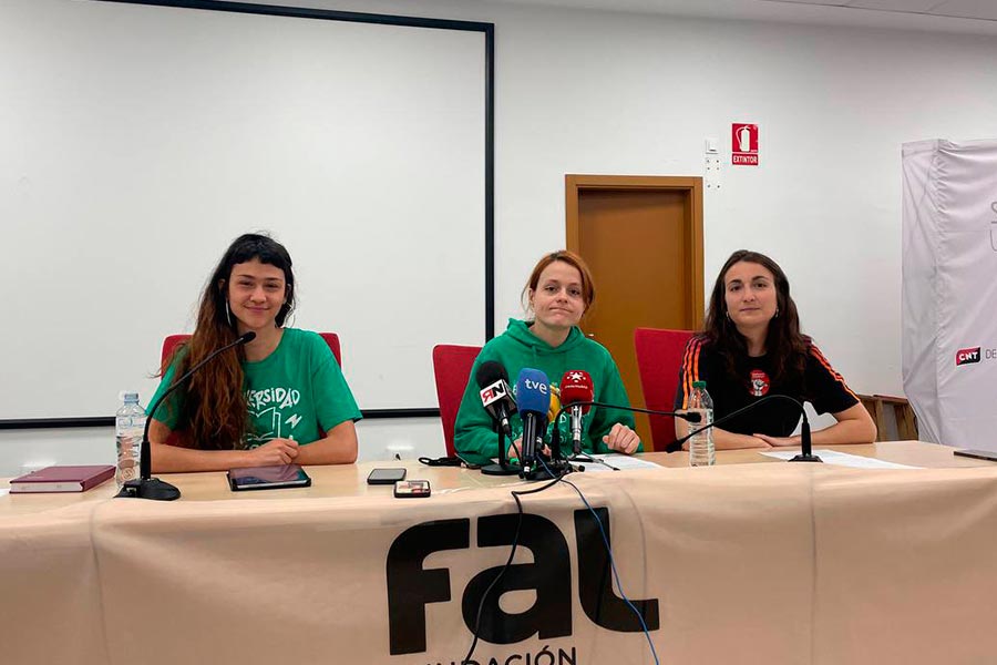 Rueda de prensa de la huelga educativa del 28 de abril en Madrid | Las 7 de Somosaguas en primera línea