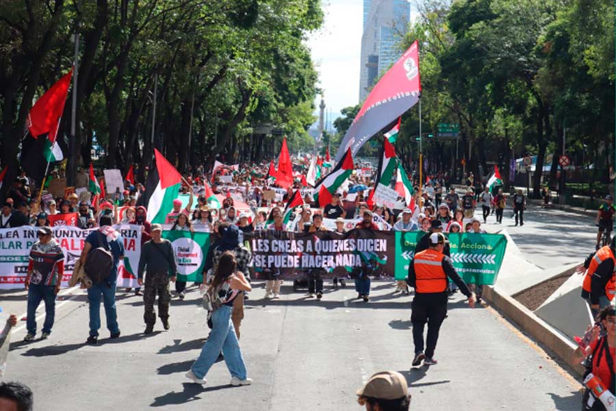 Ciudad de México clama contra el genocidio en Gaza
