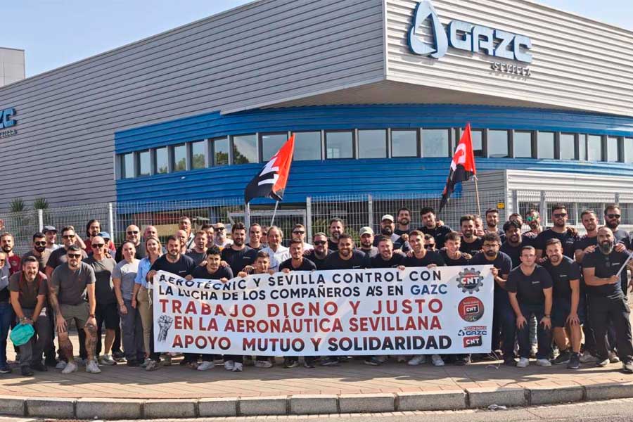 Todo nuestro apoyo a los trabajadores en HUELGA EN GAZC. Más de dos meses levantando la bandera de la dignidad