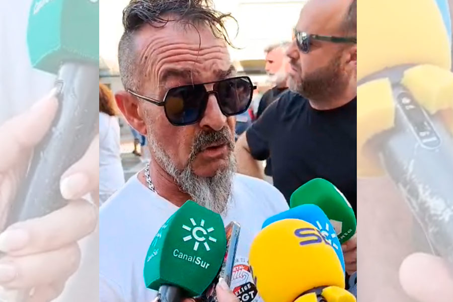 Antonio Muñoz, de CGT metal Cádiz y militante de IR: 
