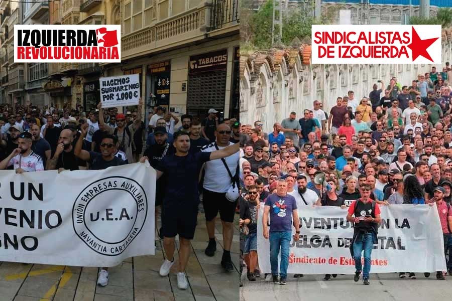 Manifiesto de solidaridad con las huelgas del metal de Cádiz y Cartagena