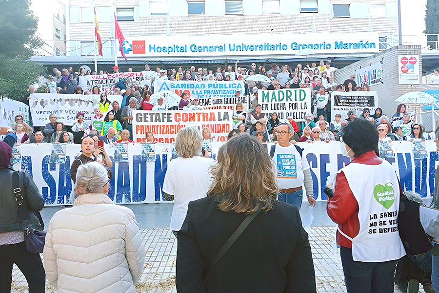 El servicio de limpieza del Hospital Gregorio Marañón en peligro de ser privatizado