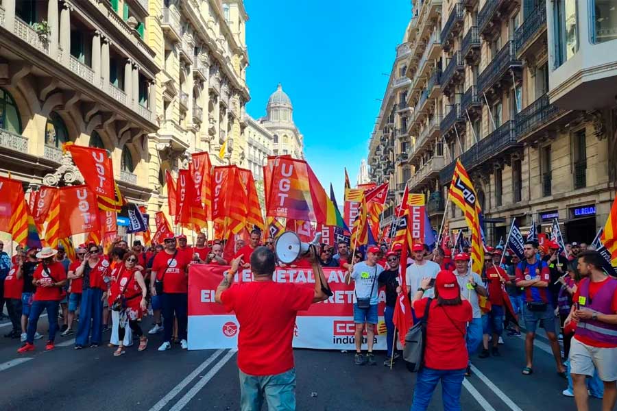 Contra las imposiciones de la patronal, el metal de Barcelona vuelve a la huelga el 3 y 10 de diciembre