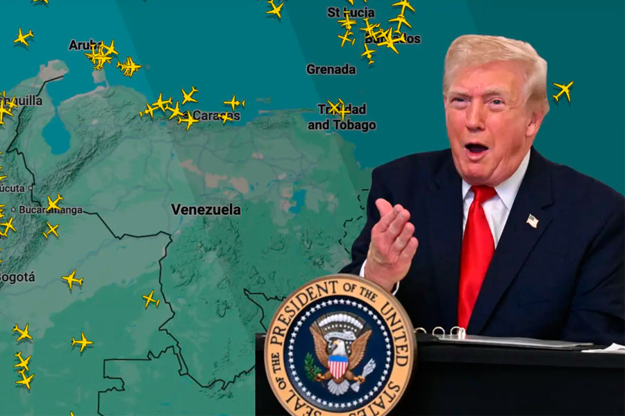 Trump cierra el espacio aéreo y amenaza con masacrar a pueblo venezolano ¡Paremos esta nueva agresión imperialista!