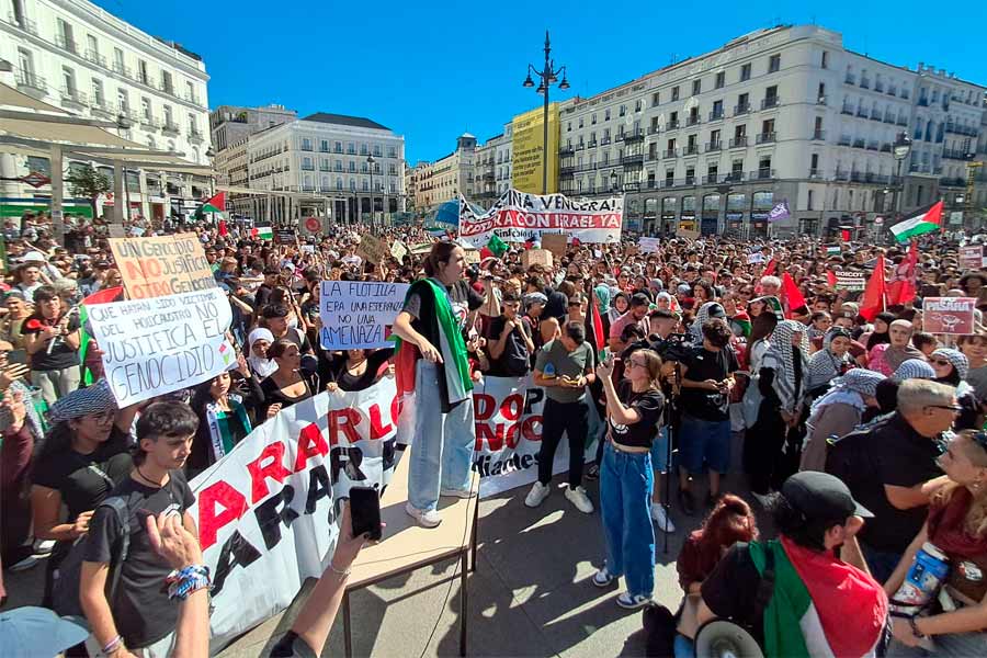 La juventud en el Estado español es antifascistas, antisionista y anticapitalista