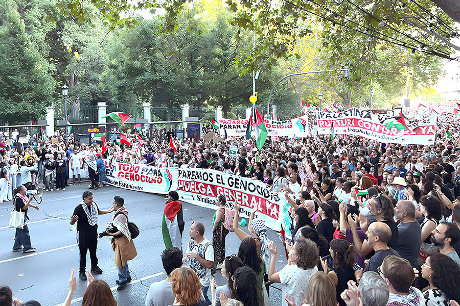 Una movilización imparable enfrenta al sionismo y al fascismo