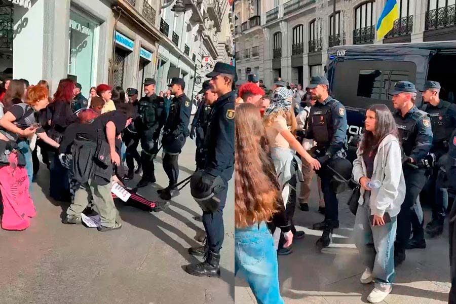 Violencia policial contra estudiantes que protestan contra el bullying Violencia policial contra estudiantes que protestan contra el bullying