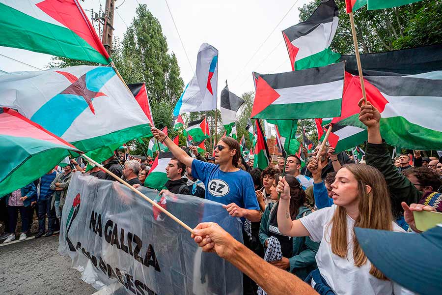 Las protestas en La Vuelta ciclista marcan el camino