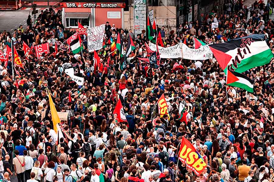 ¡La huelga general en Italia por Palestina marca el camino!