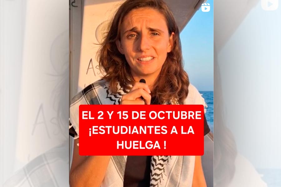 La Global Sumud Flotilla llama a participar en la huelga estudiantil del 2 de octubre