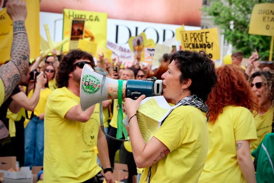 Haber podido organizar a un sector educativo tan precario ya es para nosotras un triunfo