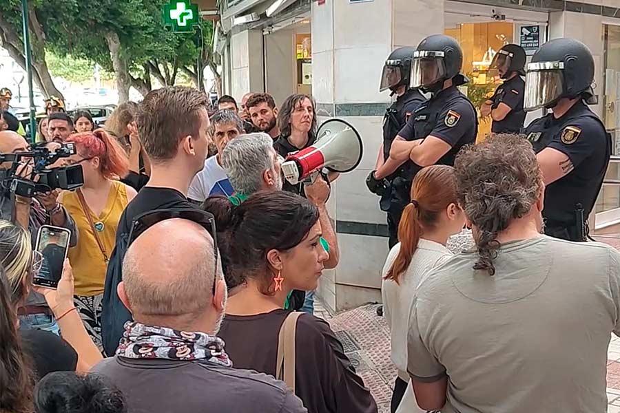 “La represión no romperá el movimiento  contra los desahucios y los caseros rentistas