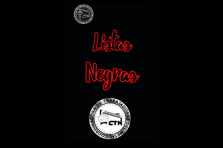 No a las listas negras en el metal de la Bahía de Cádiz