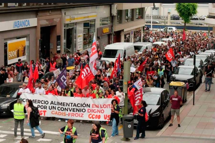 Esenciales en pandemia, ignorables en normalidade. A loita de alimentación continúa na Coruña