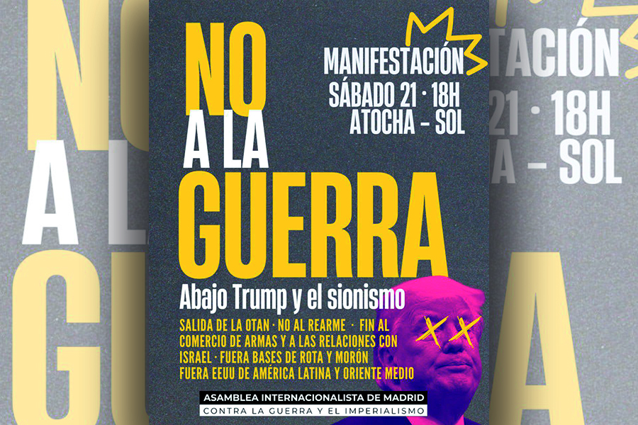 No a la guerra imperialista de Trump y Netanyahu. ¡Todos a las manifestaciones!