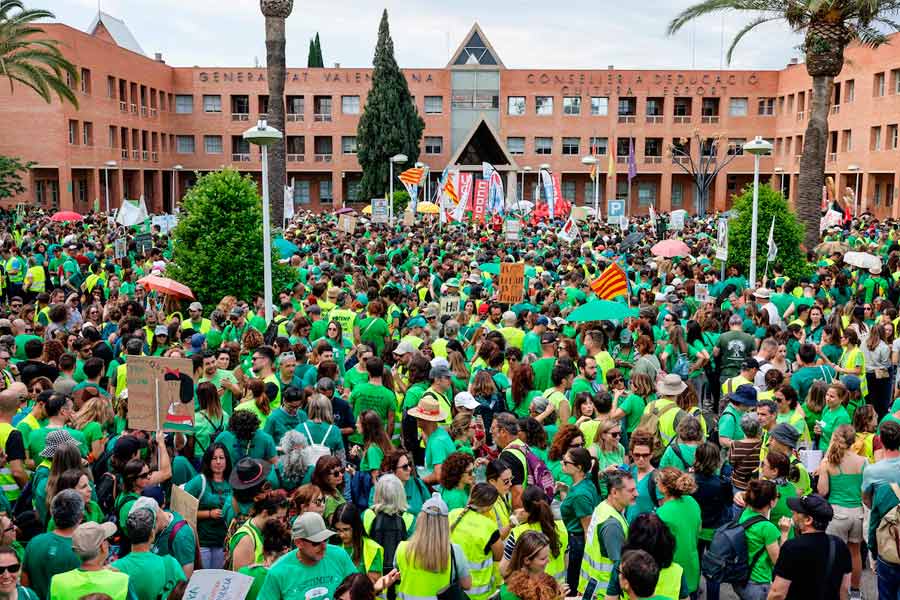 País Valencià: la propuesta de la consellera es una basura ¡Huelga indefinida hasta vencer!