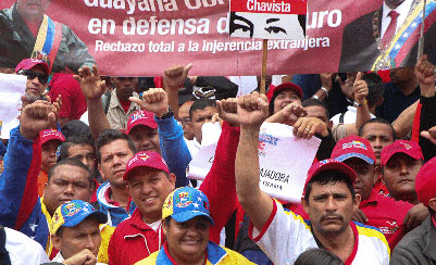 Manifestación del pasado 1º de Mayo en Caracas