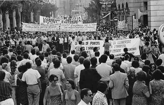 1976 manifestación por la autonomia