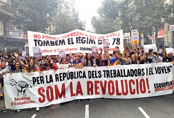 Manifestación de estudiantes