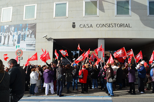 huelga empleados municipales parla