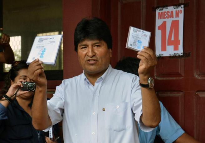 morales votando