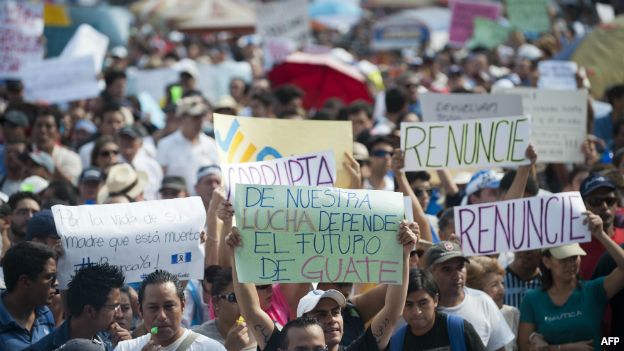 protestas guatemala