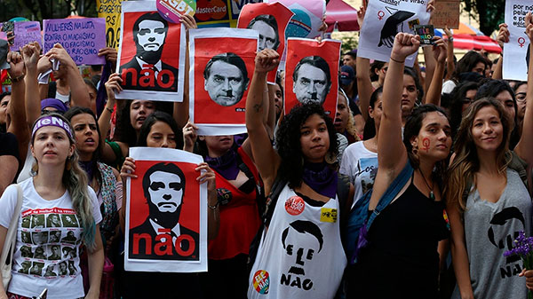 Protestas contra Bolsonaro